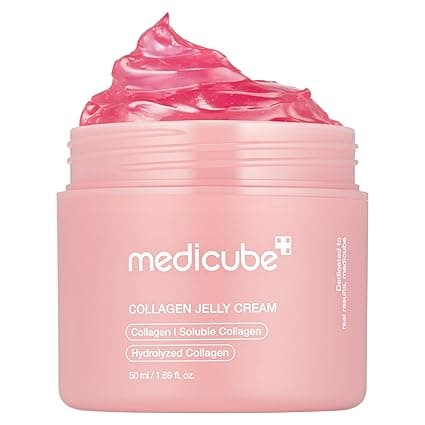 Crema coreana Medicube Collagen Jelly Cream 50ml a US$ 10.58 (antes US$ 14.90, -29%) en Amazon