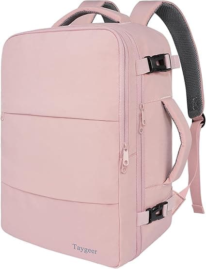 Mochila de viaje Taygeer para laptop 15.6" a US$ 17.97 (antes US$ 29.89, -40%) en Amazon